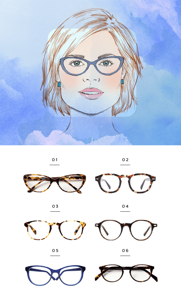 1. Classic Specs, $89 / 2. Warby Parker, $95 / 3. Warby Parker, $95 / 4. Warby Parker, $95 (similar) / 5. Eyefly, $94 / 6. Classic Specs, $89