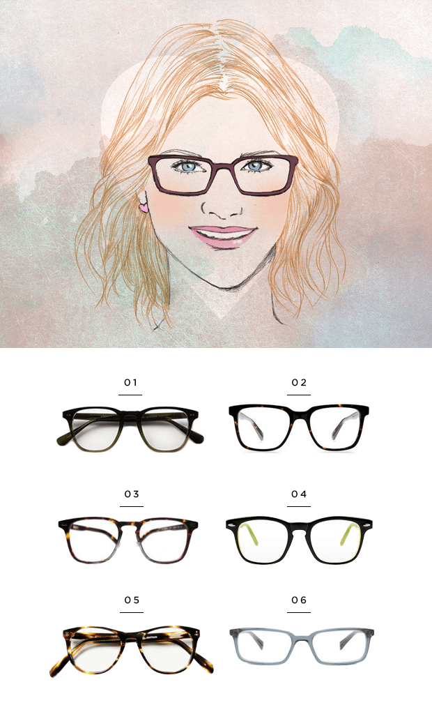 1. Classic Specs, $89 / 2. Warby Parker, $95 / 3. Eyefly, $94 / 4. Lookmatic, $99 / 5. Classic Specs, $89 / 6. Warby Parker, $95