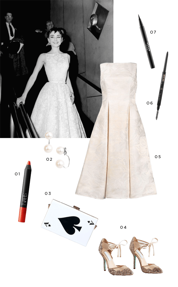 Audrey Hepburn style icon vintage retro elegant ladylike fashion style outfit inspiration