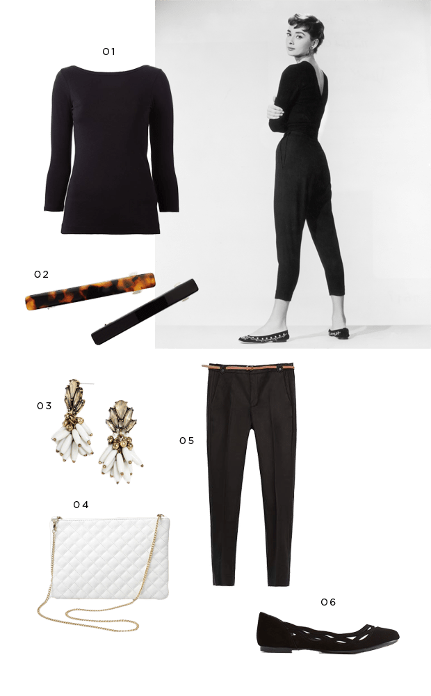 Audrey Hepburn style icon vintage retro elegant ladylike fashion style outfit inspiration