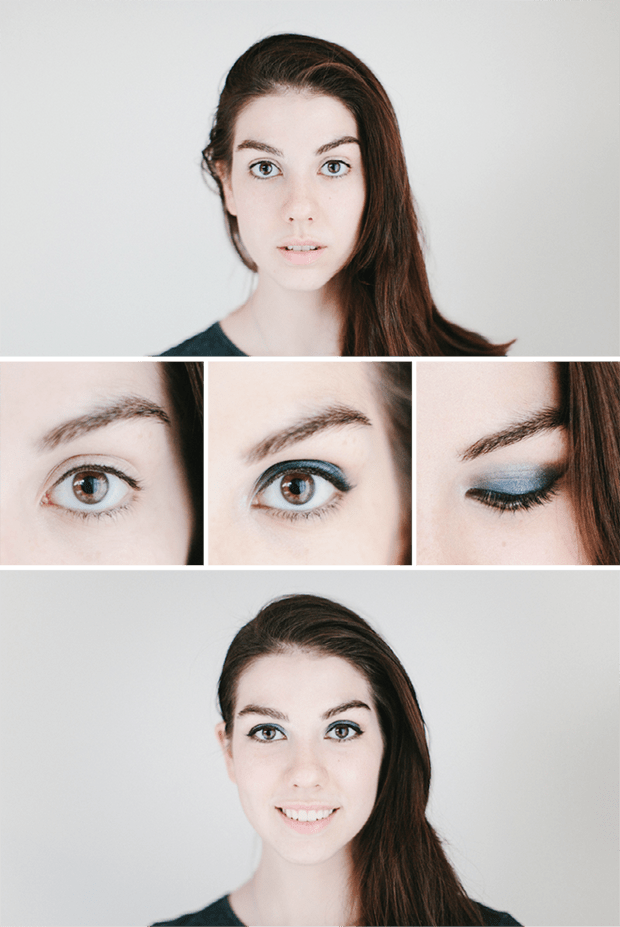 eye color enhancing makeup fall beauty trends make your eyes pop eyeliner eyeshadow tutorial diy