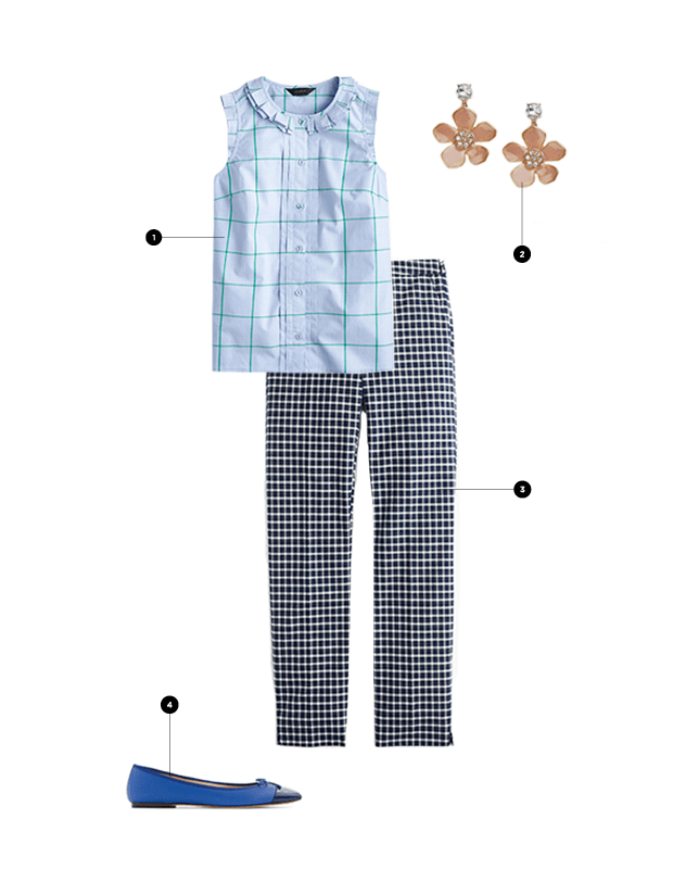 1. J.Crew, $88 / 2. Ann Taylor, $50 / 3. J.Crew, $98 / 4. J.Crew, $118