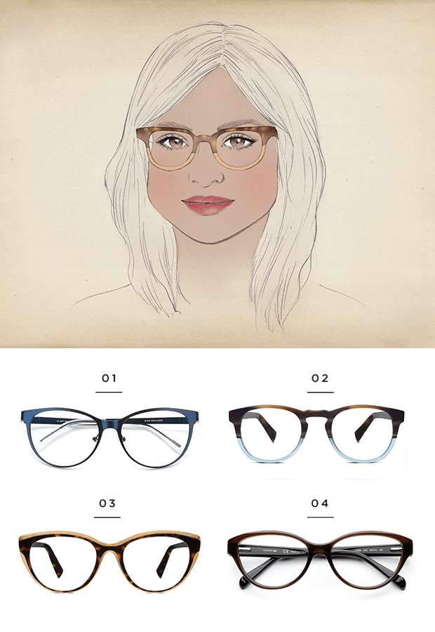 1. Coastal, $50 / 2. Warby Parker, $95 / 3. Warby Parker, $145 / 4. Coastal, $125