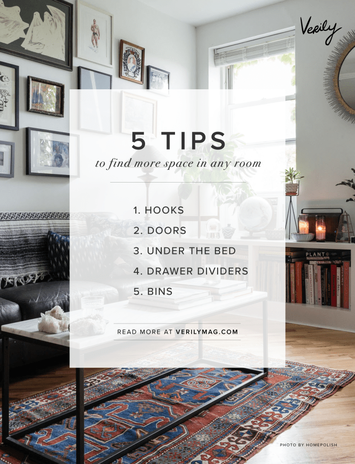 5 Tips to Find More Space in Your House - Verily