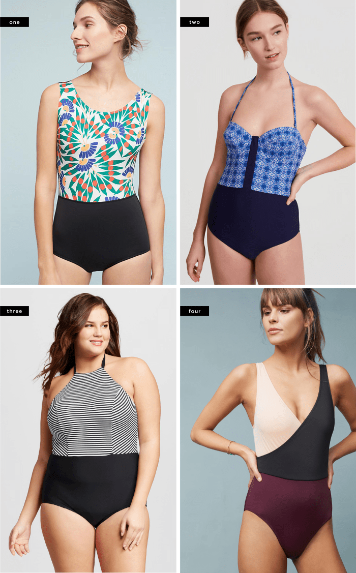 1. Anthropologie, $125 / 2. Loft, $75 / 3. Target, $45 / 4. Anthropologie, $158
