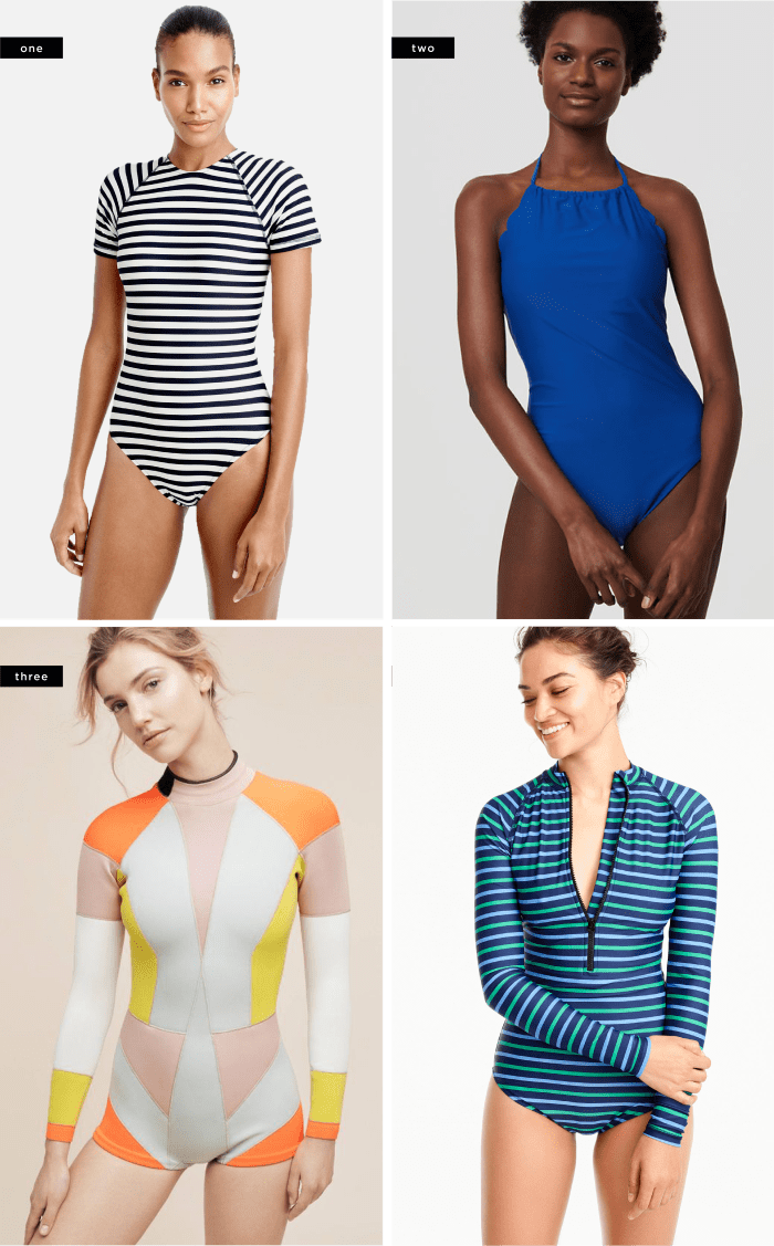 1. J.Crew, $118 / 2. Loft, $75 / 3. Anthropologie, $235 / 4. J.Crew, $125