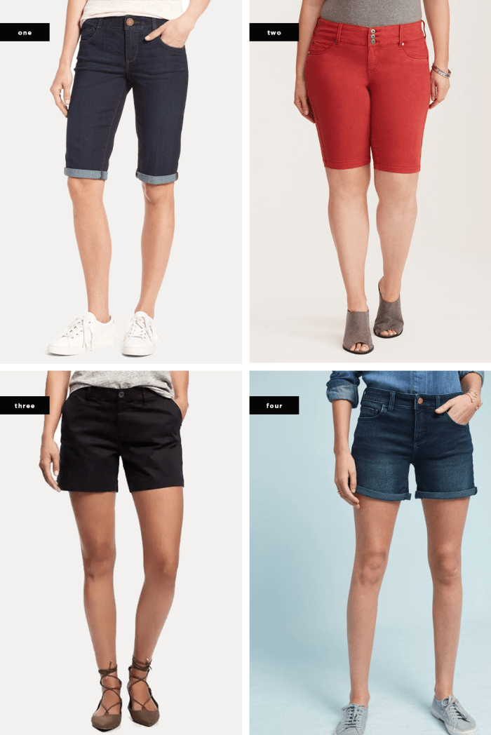1. Nordstrom, $58 / 2. Torrid, $34 / 3. Old Navy, $16 / 4. Anthropologie, $68 (similar)