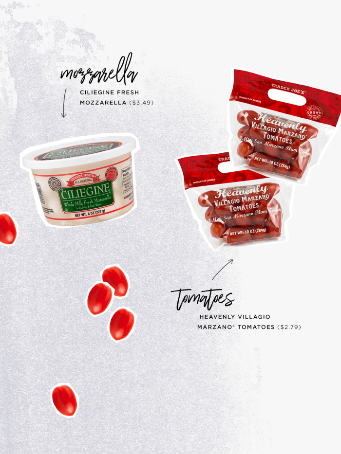 Ciliegine Fresh Mozzarella ($3.49) / Heavenly Villagio Marzano® Tomatoes ($2.79)