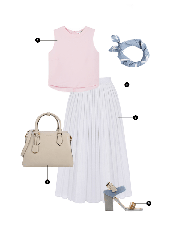 1. Mango, $25 / 2. J.Crew, $13 / 3. Warehouse, $98 / 4. Charles & Keith, $69 / 5. Ted Baker, $170