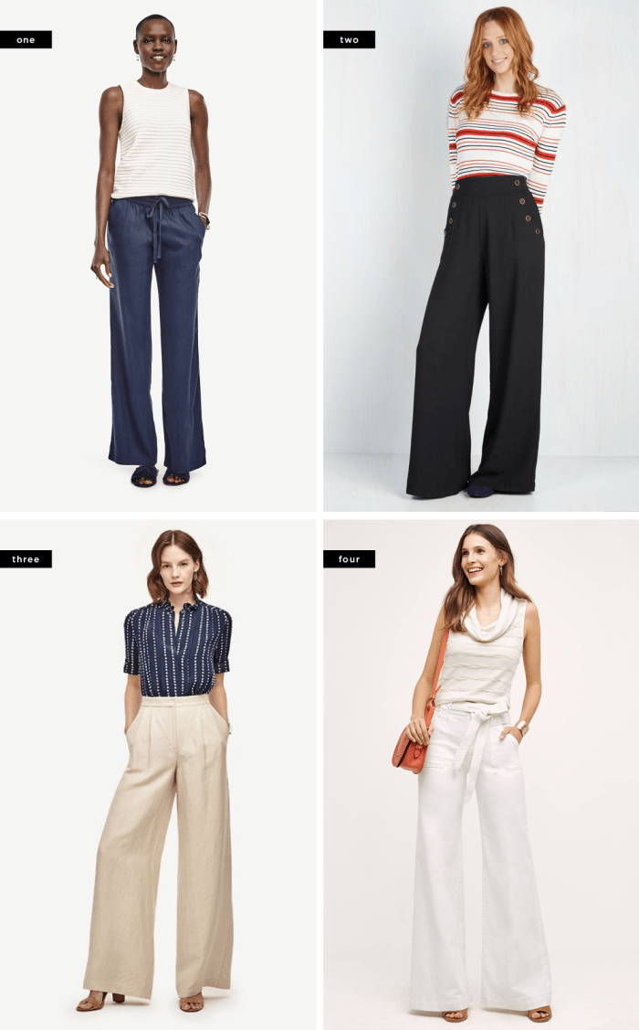 1. Ann Taylor, $65 / 2. ModCloth, $60 / 3. Ann Taylor, $85 / 4. Anthropologie, $150
