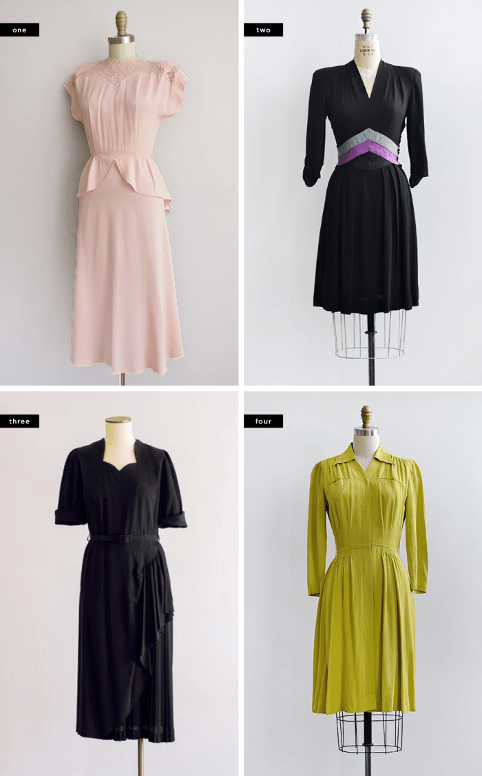 1. Simplicity Is Bliss, $185 / 2. Adored Vintage, $168 / 3. Hungry Heart Vintage, $158 / 4. Adored Vintage, $128