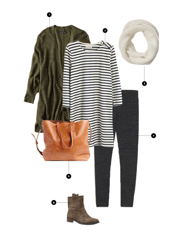1. American Eagle Outfitters, $18 / 2. Madewell, $98 / 3. Abercrombie & Fitch, $12 / 4. Aritizia, $22 / 5. FashionABLE, $178 / 6. Sole Society, $90