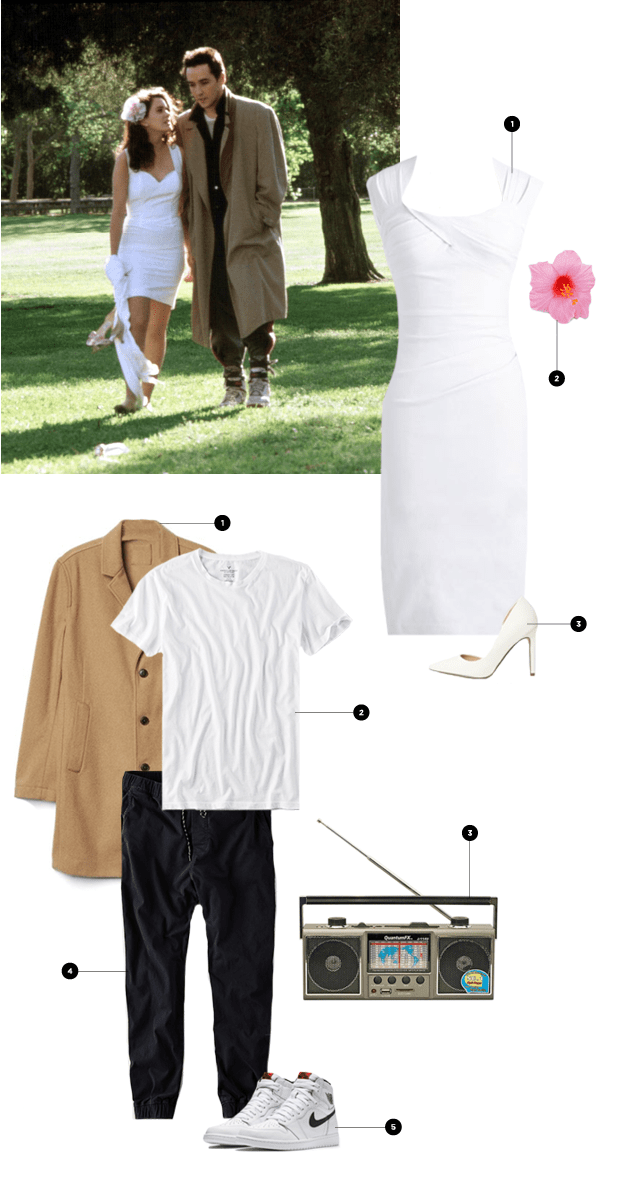 Lloyd: 1. Gap, $198 / 2. AEO, $12 / 3. Amazon, $25 / 4. AEO, $50 / 5. Nike, $160 // Diane: 1. ModCloth, $175 / 2. Etsy, $6 / 3. Asos, $64