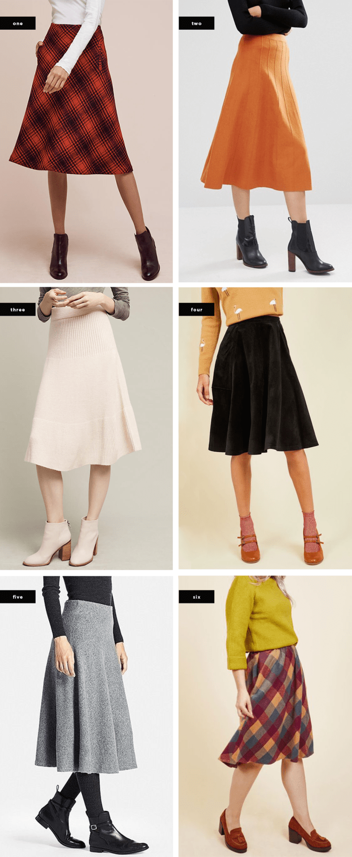 Missing Your Pretty Summer Skirts? These Warm Winter Midi Skirts Will ...