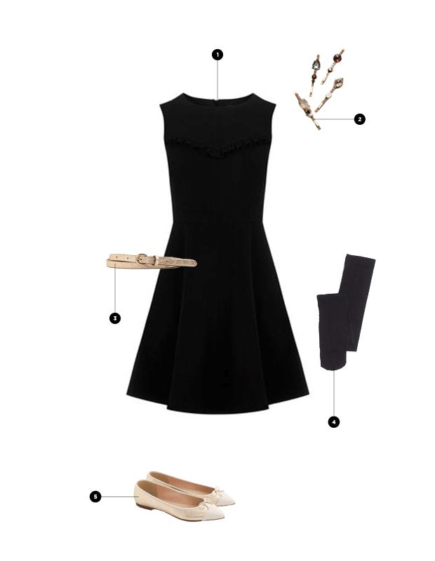 1. Oasis, $97 / 2. Anthropologie, $38 / 3. J.Crew, $35 / 4. Madewell, $20 / 5. J.Crew, $108