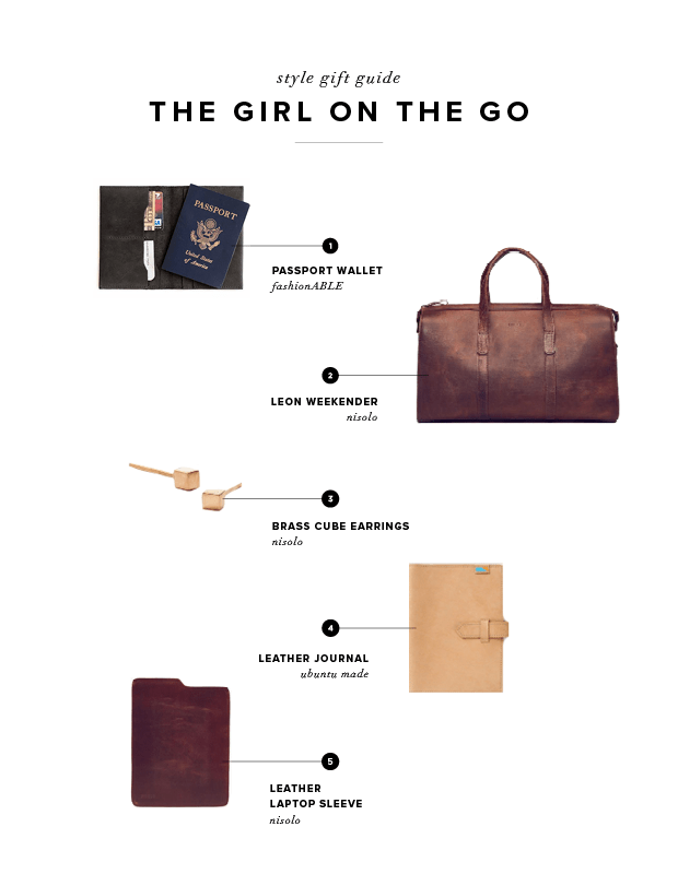 1. FashionABLE, $35 / 2. Nisolo, $378 / 3. Nisolo, $34 / 4. Ubuntu Made, $90 / 5. Ubuntu Made, $90