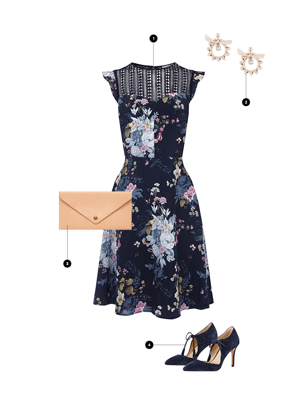 1. Oasis, $48 / 2. Ann Taylor, $40 / 3. Nisolo, $44 / 4. Ann Taylor, $138