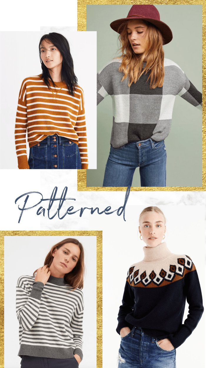 1. Madewell, $128 / 2. Anthropologie, $138 / 3. Everlane, $100 / 4. J.Crew, $98
