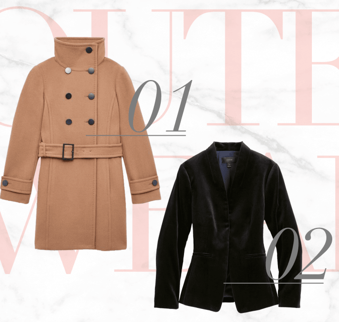 1. Aritzia, $175 / 2. J.Crew, $168 (similar)