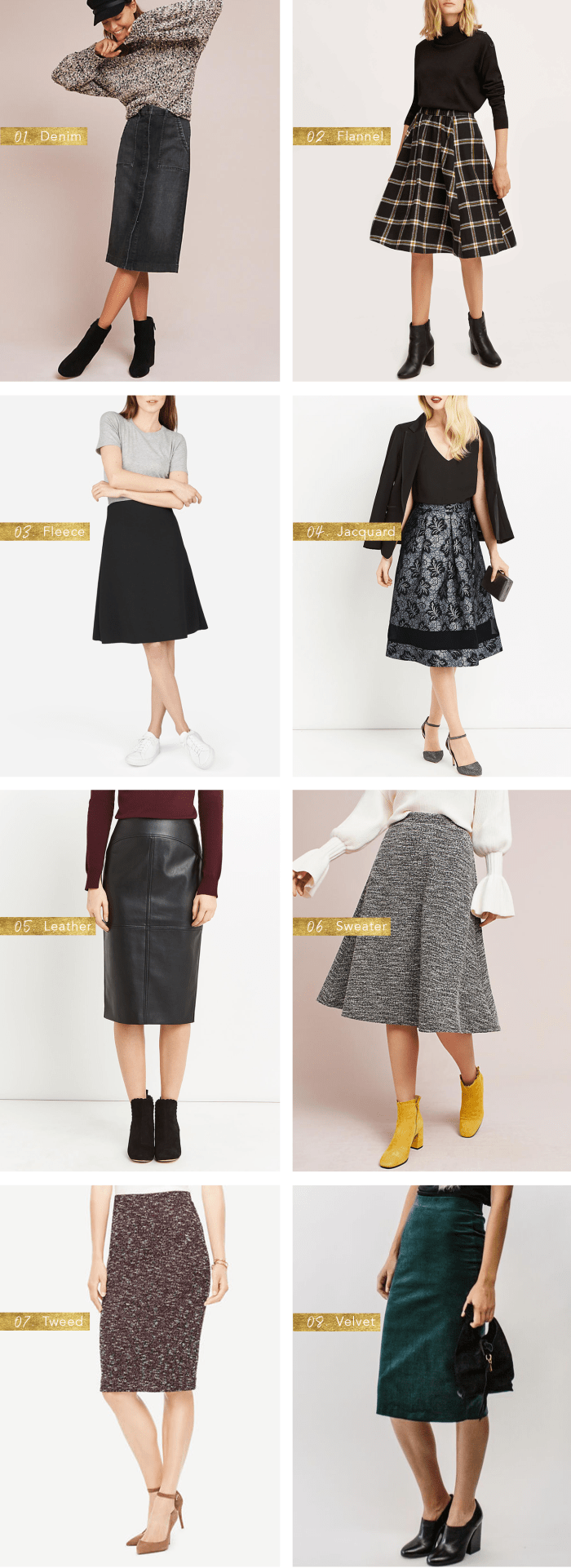 Heavy-Duty Skirts That Will Keep Your Legs Warm All Winter Long - Verily