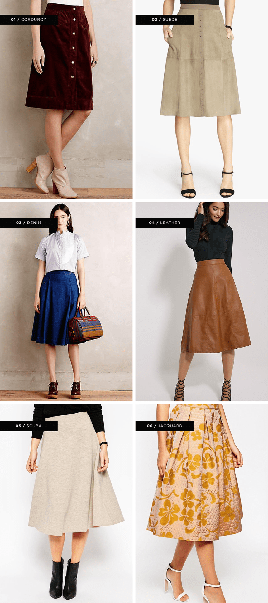 12 Cozy Midi Skirts That Will Actually Keep You Warm This Winter - Verily
