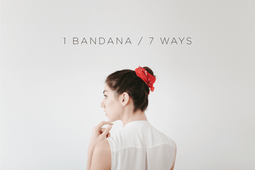 bandana trend how to tie a bandana headscarf style inspiration accessories
