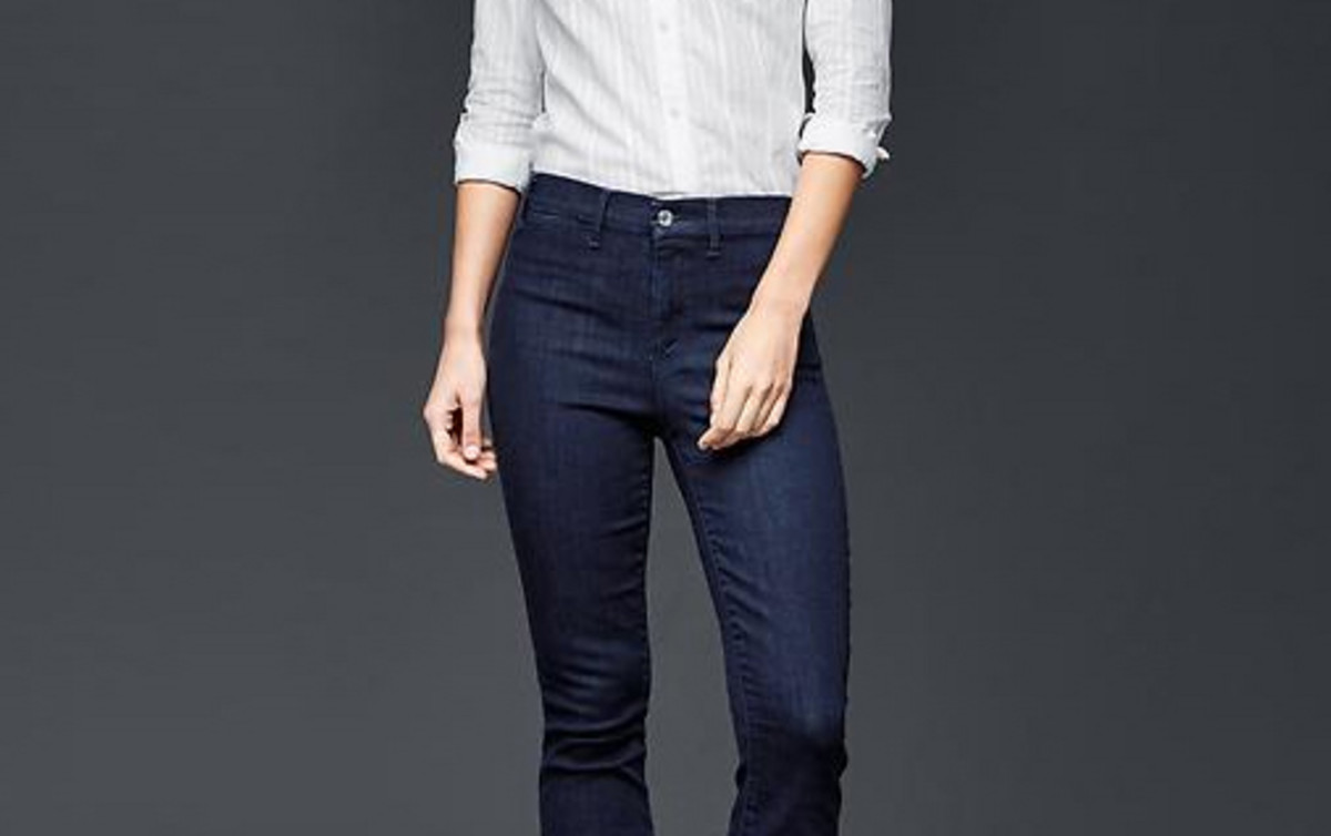 GAP Size 3T Blue Denim Jeggings Heartshaped Print Skinny fit Jeans