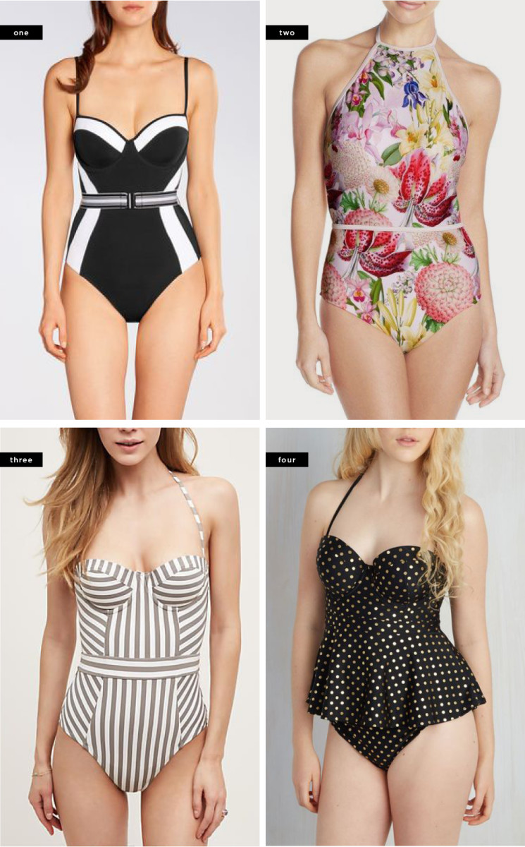 bathing suits for apple figures