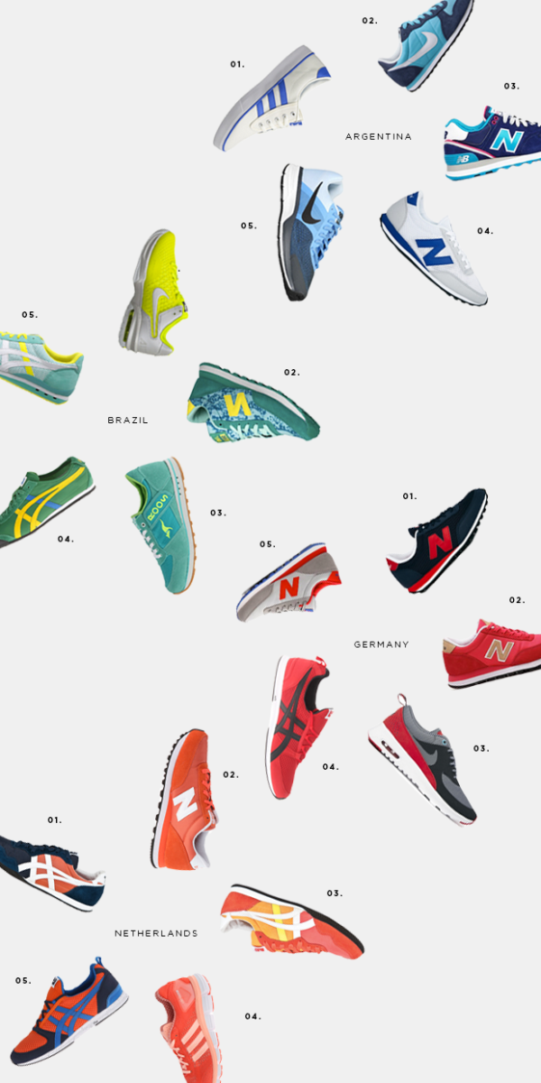 World Cup-Inspired Sneaker Style: Pick Your Team Colors - Verily