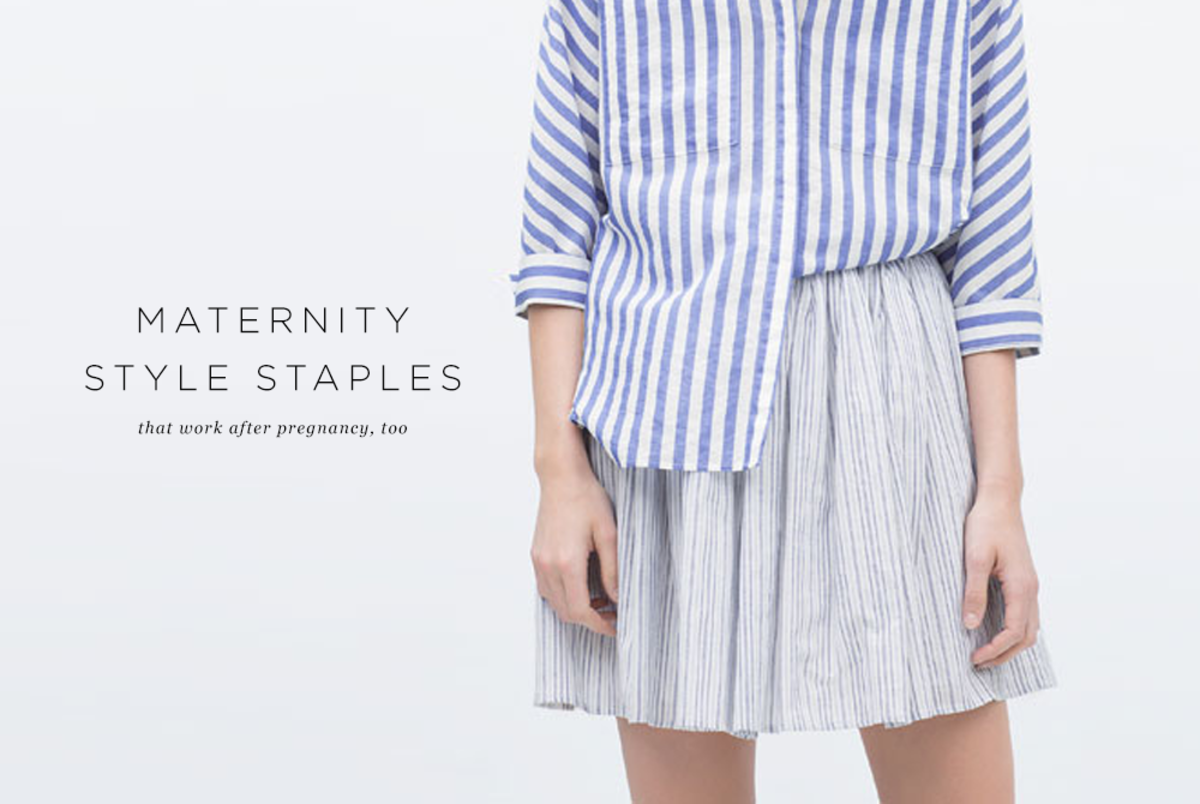 wardrobe essentials style staples maternity fashion pregnancy postpartum clothes