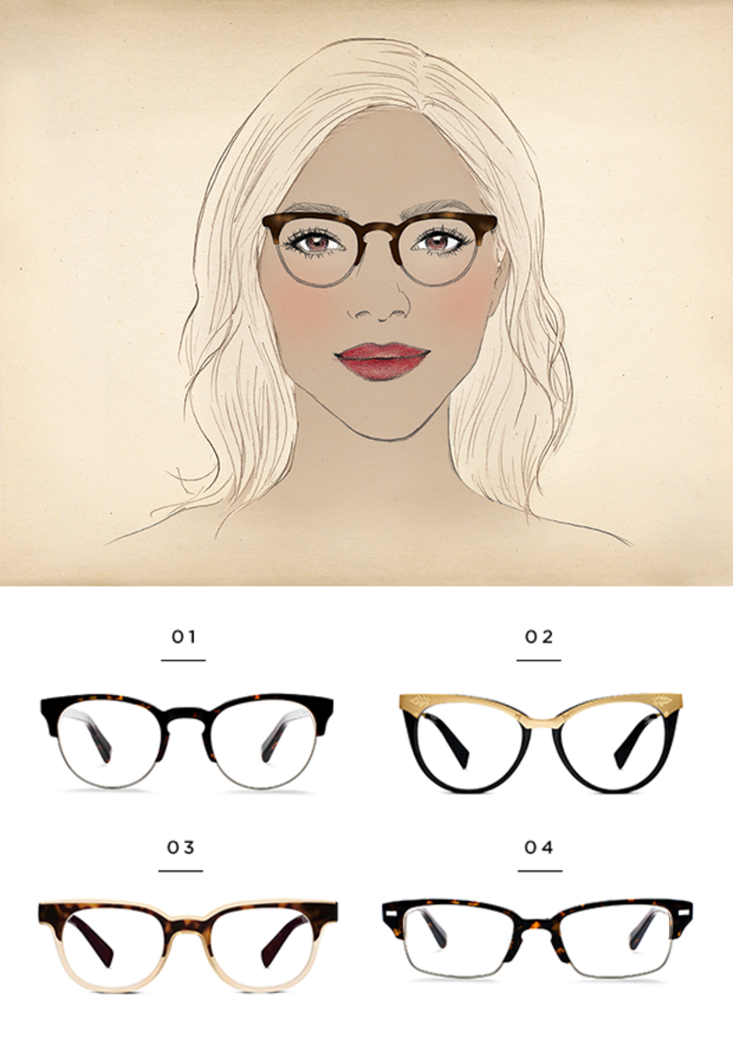 Glasses Frames For Woman Face Shape Guide