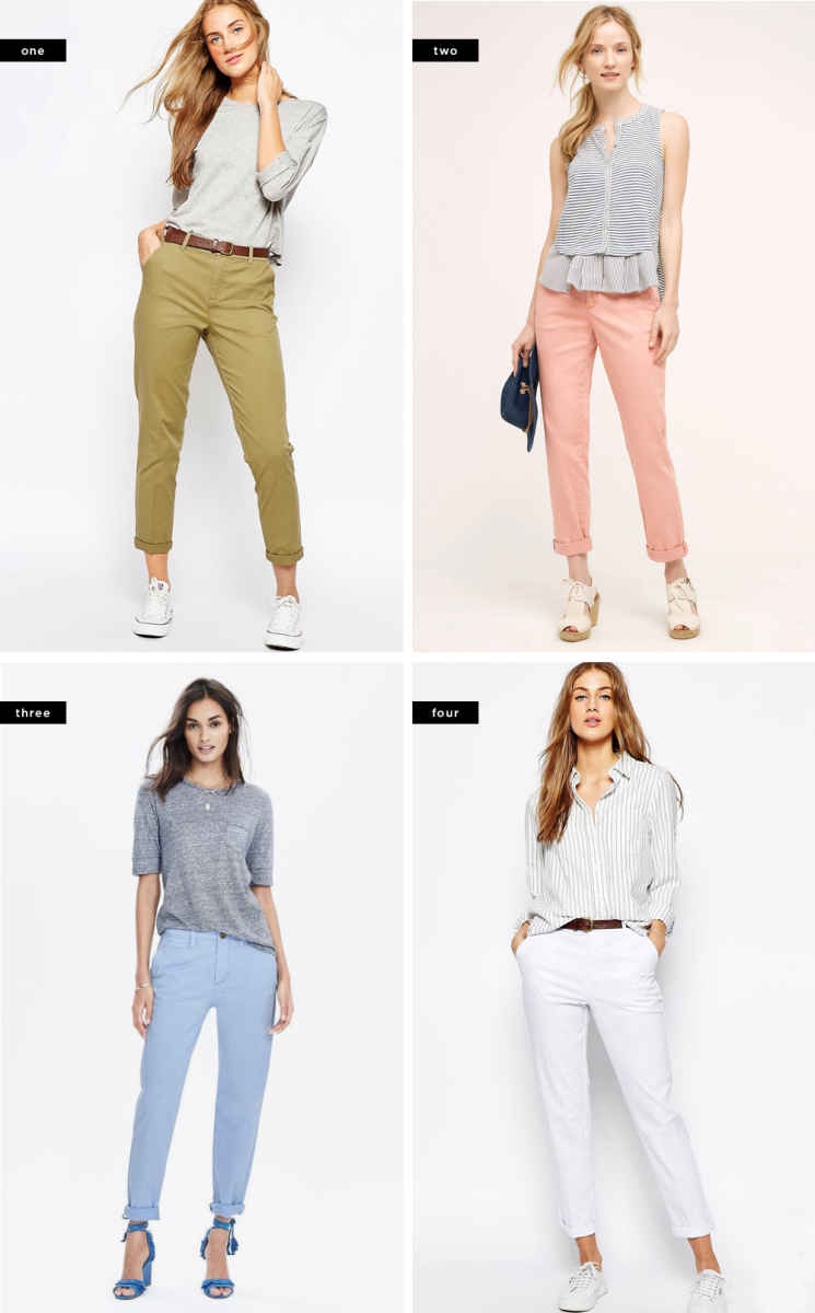Daily Ritual Women's Girlfriend Chino  Womens casual outfits, Casual  summer pants, Light wash ripped jeans