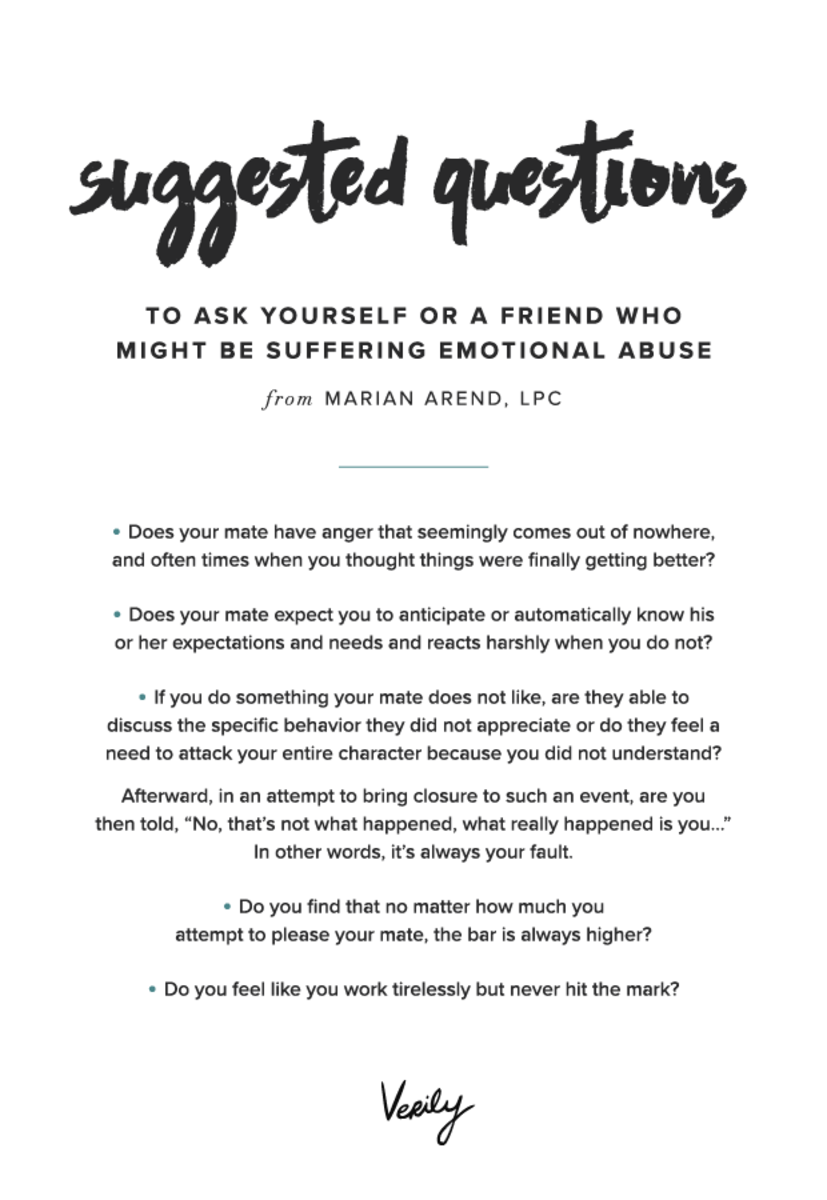 Dating an emotional abuse survivor