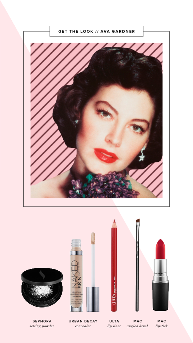 Lessons From Classic Beauty Icons How To Master Ava Gardner S Timeless Red Lip Verily